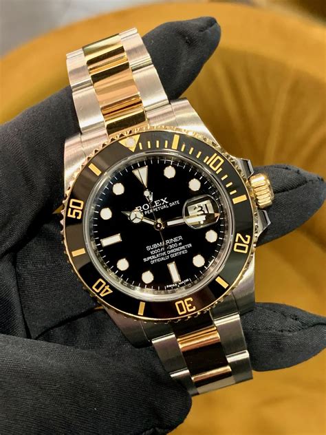 rolex sub yellow gold